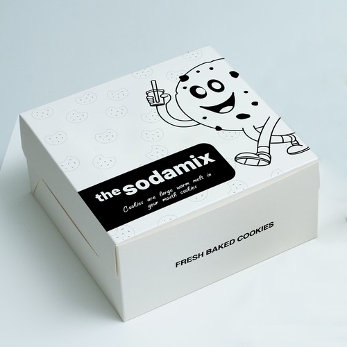 Single Cookie Box Design by Madushantha