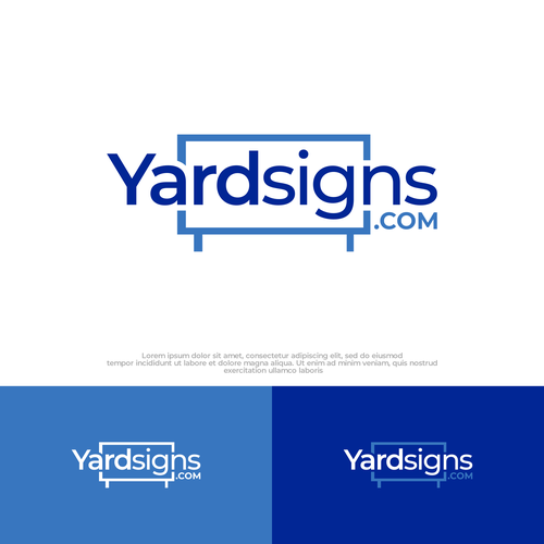 New logo for yardsigns.com Design by ChemcoRD