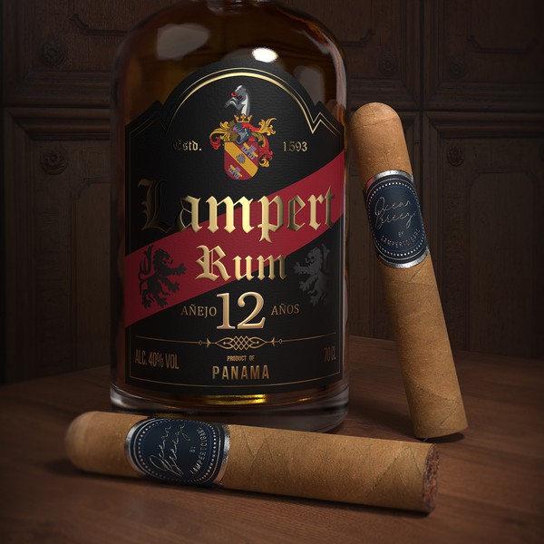 Labels design and 3D rendering