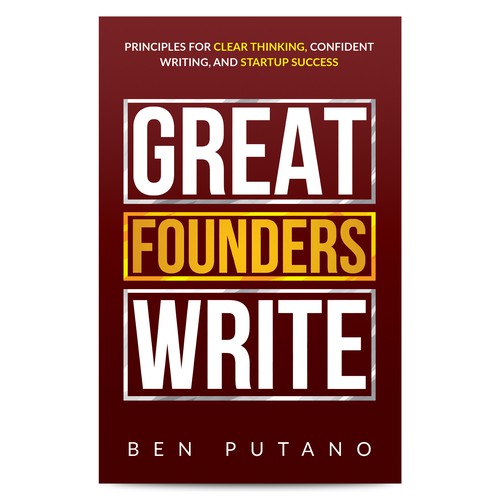 Design the cover of a writing book for entrepreneurs Design by HAREYRA