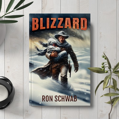 We need a dynamic book cover for our novel, "Blizzard"! Design by designers.dairy™