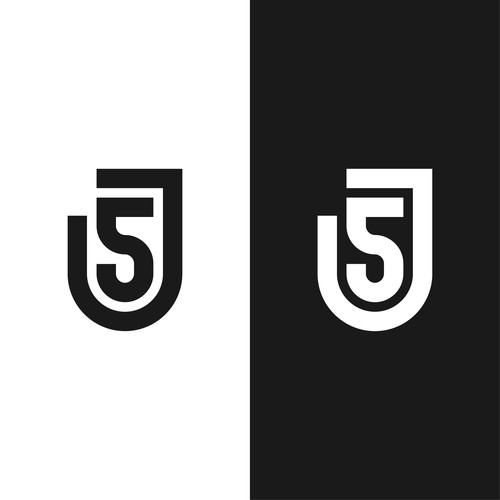 JS Monogram Logo Design von DevDevit   ★ ★ ★ ★ ★