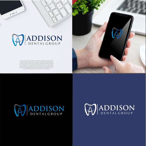 I need a modern and elegant logo design to show our progressive dental practice. Design by sanggargrafis