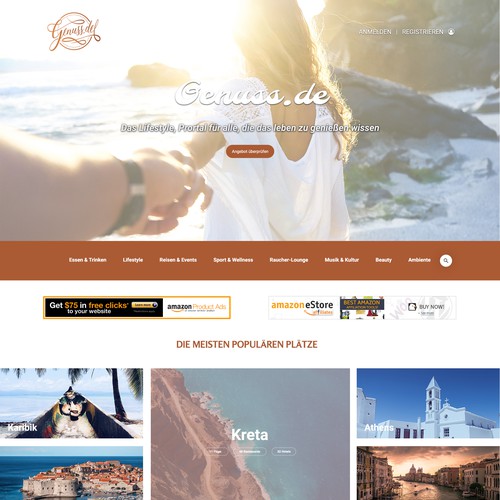 Web page design contest entry by Ahmed Hasaneen
