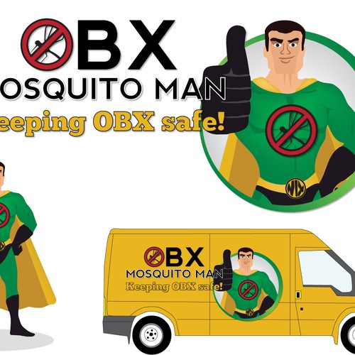 Create the next business or advertising for OBX Mosquito Man Design by lukakatic