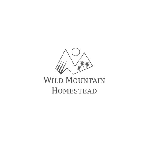 Artistic modern logo needed for a mountain-top flower farm. Design by Zolnya