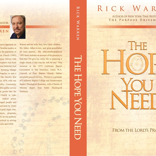 Design Rick Warren's New Book Cover デザイン by SoLoMAN