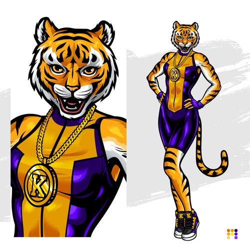 I need a Marvel comics style superhero tiger mascot. Design por Trafalgar Law