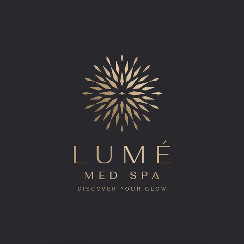 Med spa design representing GLOWING! Light & Brightness Diseño de Sally Huriah