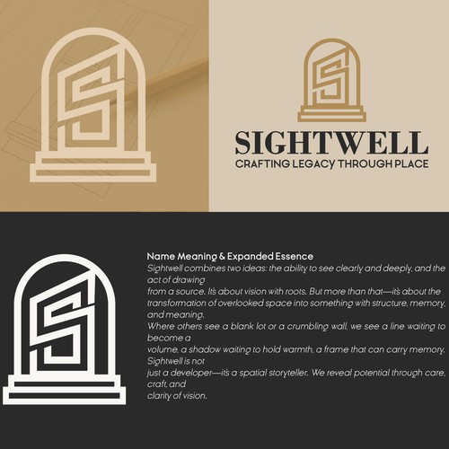 Design a Timeless Logo for Sightwell — A Place-Rooted Creative Developer Design by S H A Y