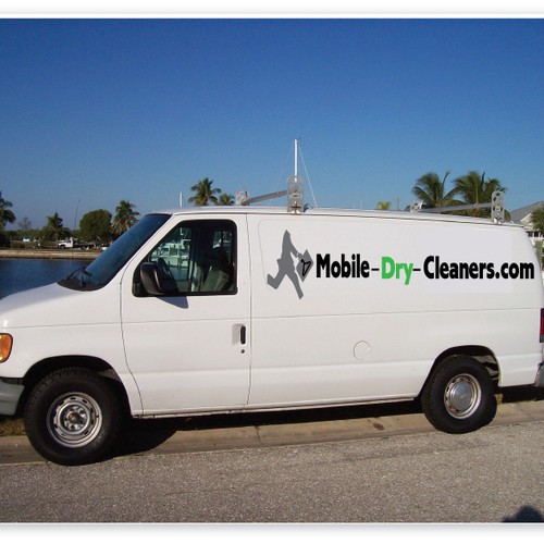 Virtual Mobile Dry Cleaners Branding Logo design contest
