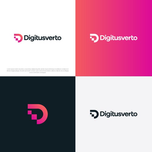 Aspiring and Inspirational logo for a Digital Transformation company Diseño de GranzCreative