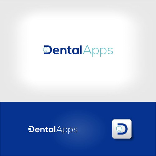 Creative "Dental Apps" Logo Diseño de Logood.id