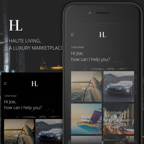 Luxury Mobile App Design by Joe B.
