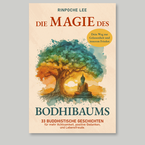 Design an appealing cover about Buddhist stories Design by Radmilica