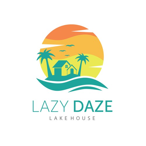 Lake House rental logo Design by osamssss