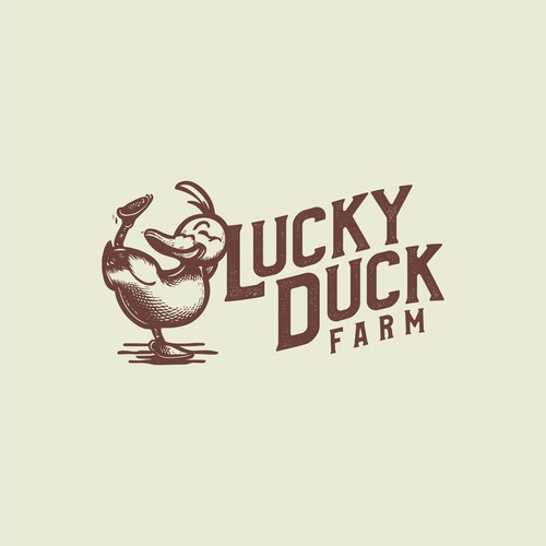 Fun and unique logo with a vintage feel for our farm based business Design by Chicha's