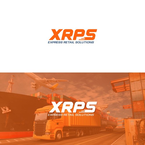 XPRS Express Retail Solutions Logo. Mass distribution company Diseño de Bayudaswara