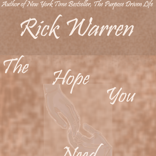 Design Rick Warren's New Book Cover Design réalisé par Mello