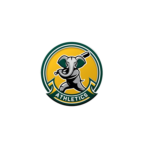 Travel Baseball Team Logo & Patch - Elephant Design by Flowbase