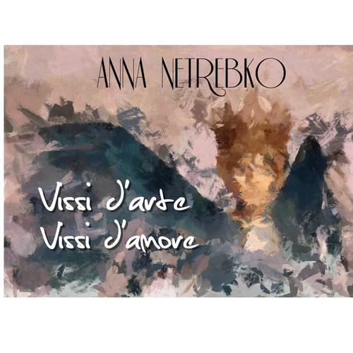 Illustrate a key visual to promote Anna Netrebko’s new album Diseño de Imaginart