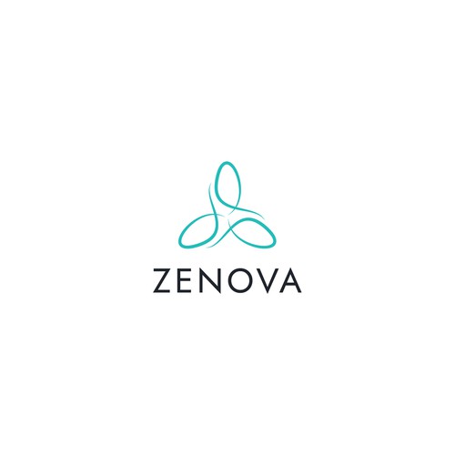 Zenova Logo: Revolutionary suite of health and wellness mobile apps Design by ESIXA