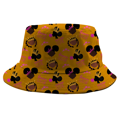 Bucket Hat Designs for Girls (black culture theme) Design by ash00 Designs