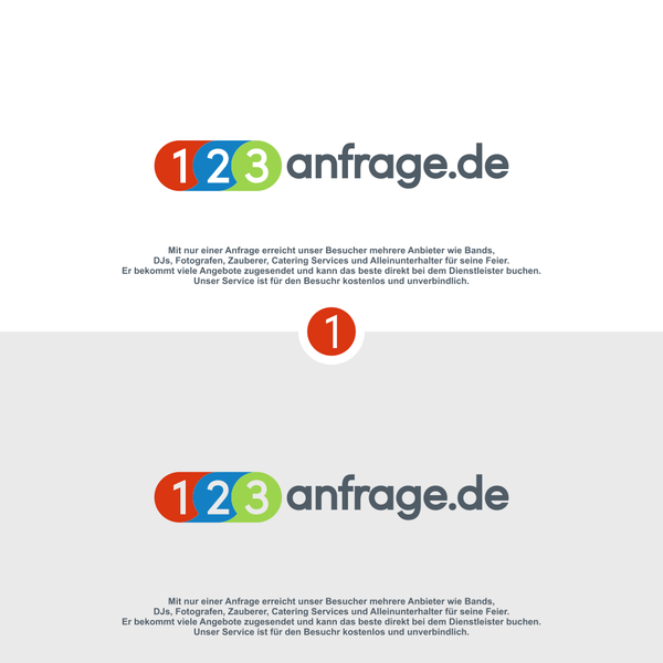 Design by like project titled "123anfrage.de"