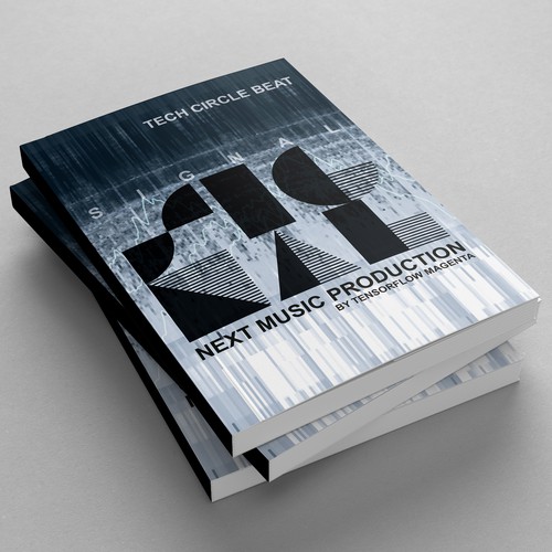 The challenging book cover design that tells the comming of Next Generation Music Production Design by riklisci