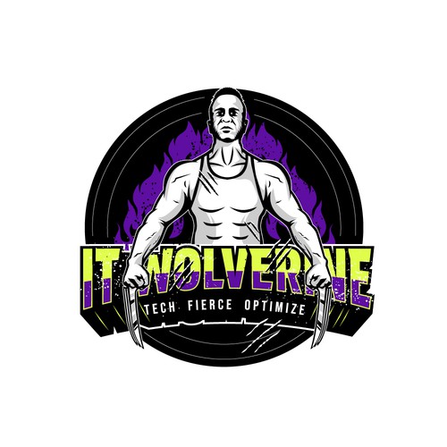 Designs | Aggressive logo for IT Wolverine: Tech pro turned health ...
