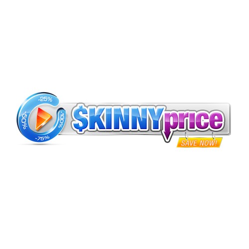 Create the next icon or button design for SKINNYprices Diseño de MHell