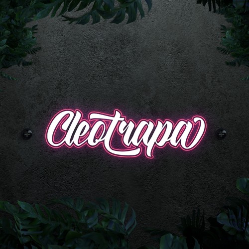 CLEOTRAPA Artist Name Logo Diseño de Shapeology