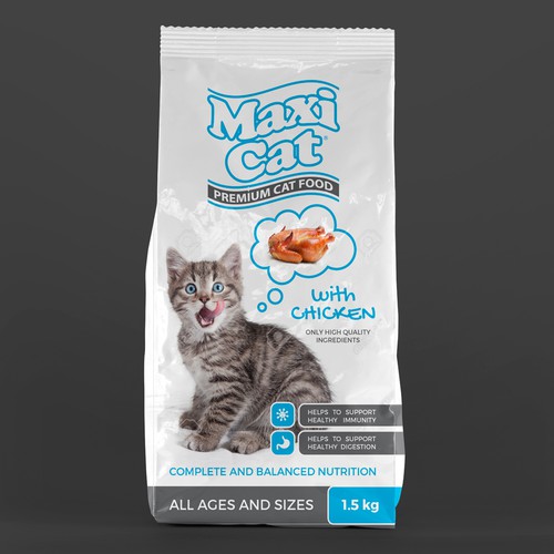 Maxi Cat (catfood) | Product packaging contest