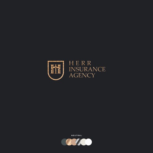 Upscale insurance agency Design by 6ᐩ