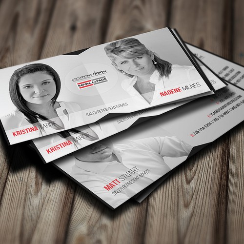 Business Cards for Top Real Estate Team Réalisé par AnjaDesign