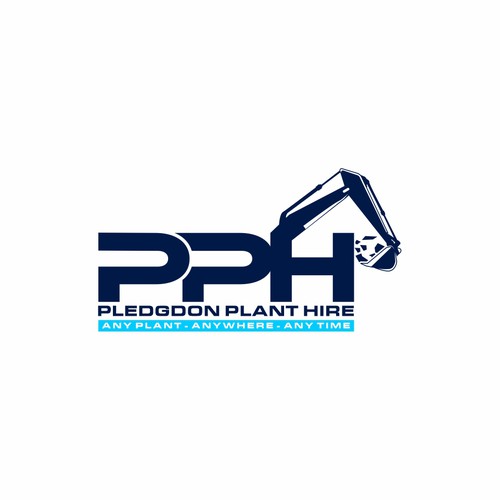 Plant Hire logo and business card design needed to attract consumers within the construction field Design by -Tofu SMD™-