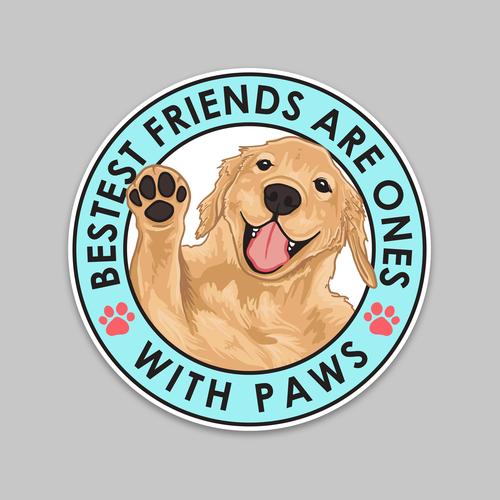 Design an amazing sticker for passionate dog owners and dog lovers Design by Maarhurr