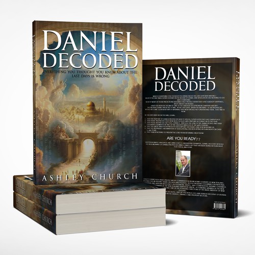 Design a cover for a book about the most significant development in the interpretation of Bible prophecy in 75 years Design by Clarity Creative