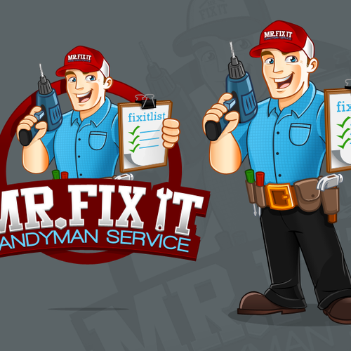 Create the next logo for Mr. Fix It Handyman Services Design by Aga Ochoco