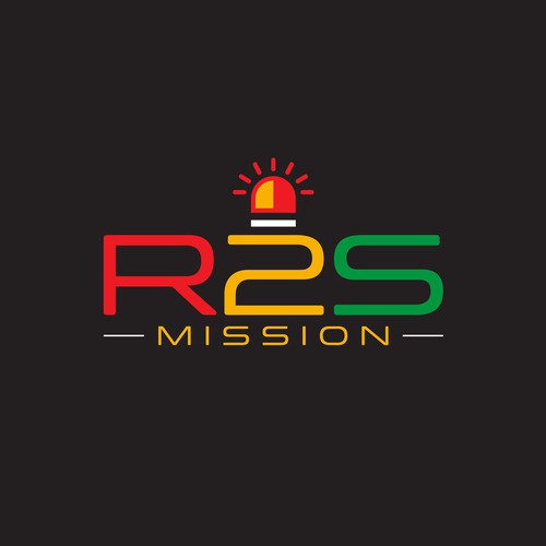 R2S Mission design logo (Rescue to Secure Mission) Design by HOD Experts ™