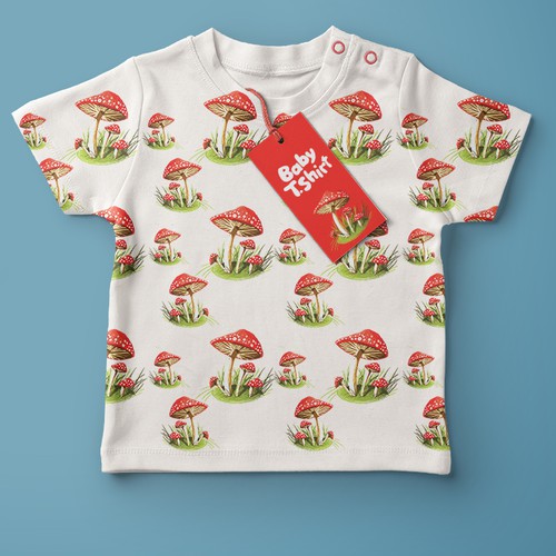 Illustrations to print onto a baby clothing- onesie, nursing cover, headbands, leggings..etc Design by FITOOOZ