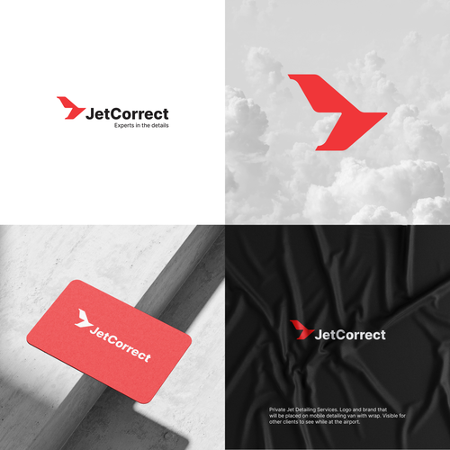 Jet Correct - Identity/Logo for Aviation Detailing Company - Unique Designs Apply! Design by Kreaton