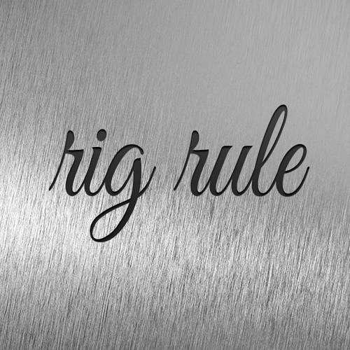 Rig Rule needs Lettering Design (wordmark) Design by designRays