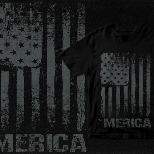 Develop a patriotic shirt that represents: The individual patriot, God, Family, Country Design von Dope Hope