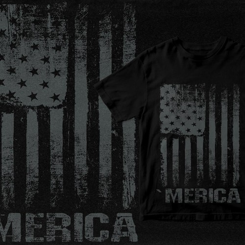 Develop a patriotic shirt that represents: The individual patriot, God, Family, Country Design by Dope Hope