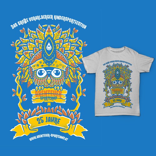 Create a cool summer sports camp shirt for 3000 kids (age 6-12) Design by Monkeii