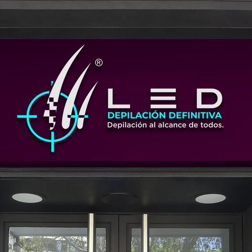 Diseño y Logo para Empresa de Depilación Definitiva Design by The Perfect Symbols