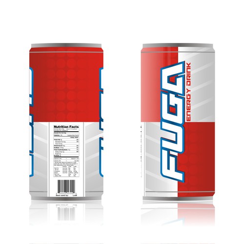 Create the next product label for Fuga Energy Drink Design by banana.heart