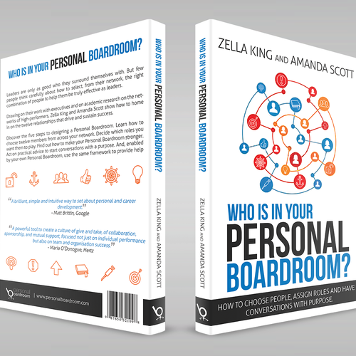 Design a book cover for "Who is in your Personal Boardroom?" Design by Sumit_S