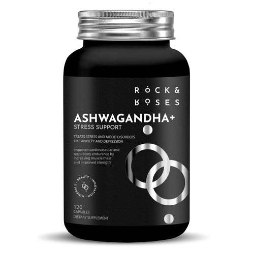 Minimal Supplement Label for a Vitamin Bottle Diseño de Debdutta*